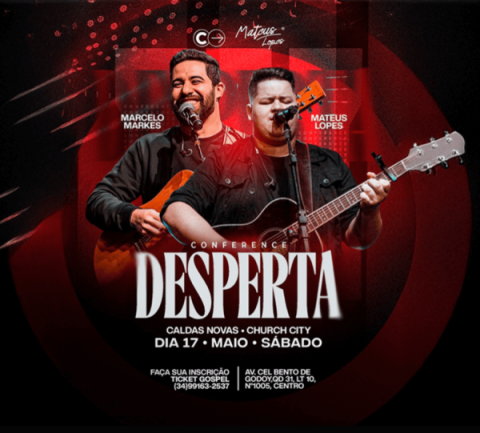 Imagem representativa: Tour Desperta 2025 em Caldas Novas